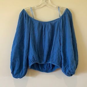 Freepeople off the shoulder top